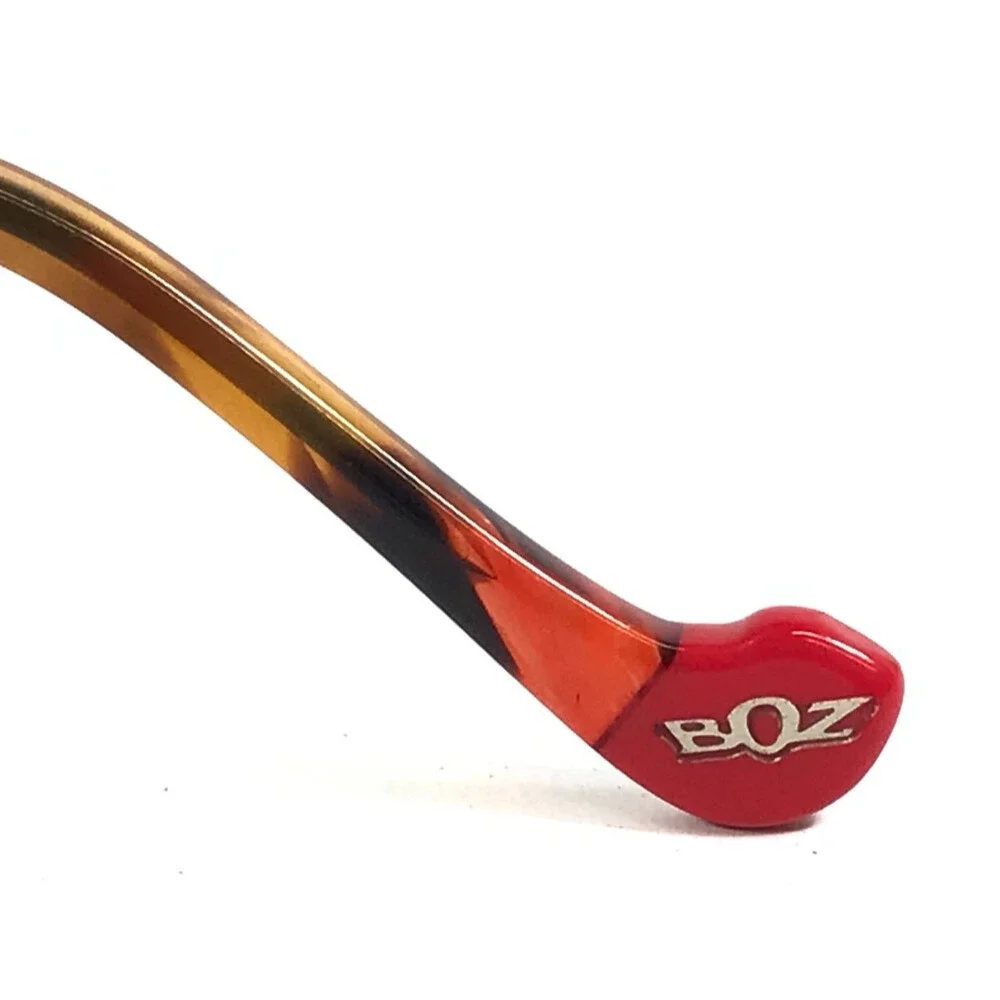 BOZ Eyeglasses Frames OSTINE 0068 Black Red Matte Cat Eye Full Rim 54-16-140